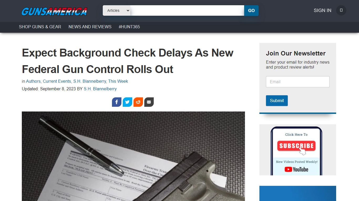 Expect Background Check Delays As New Federal Gun Control Rolls Out