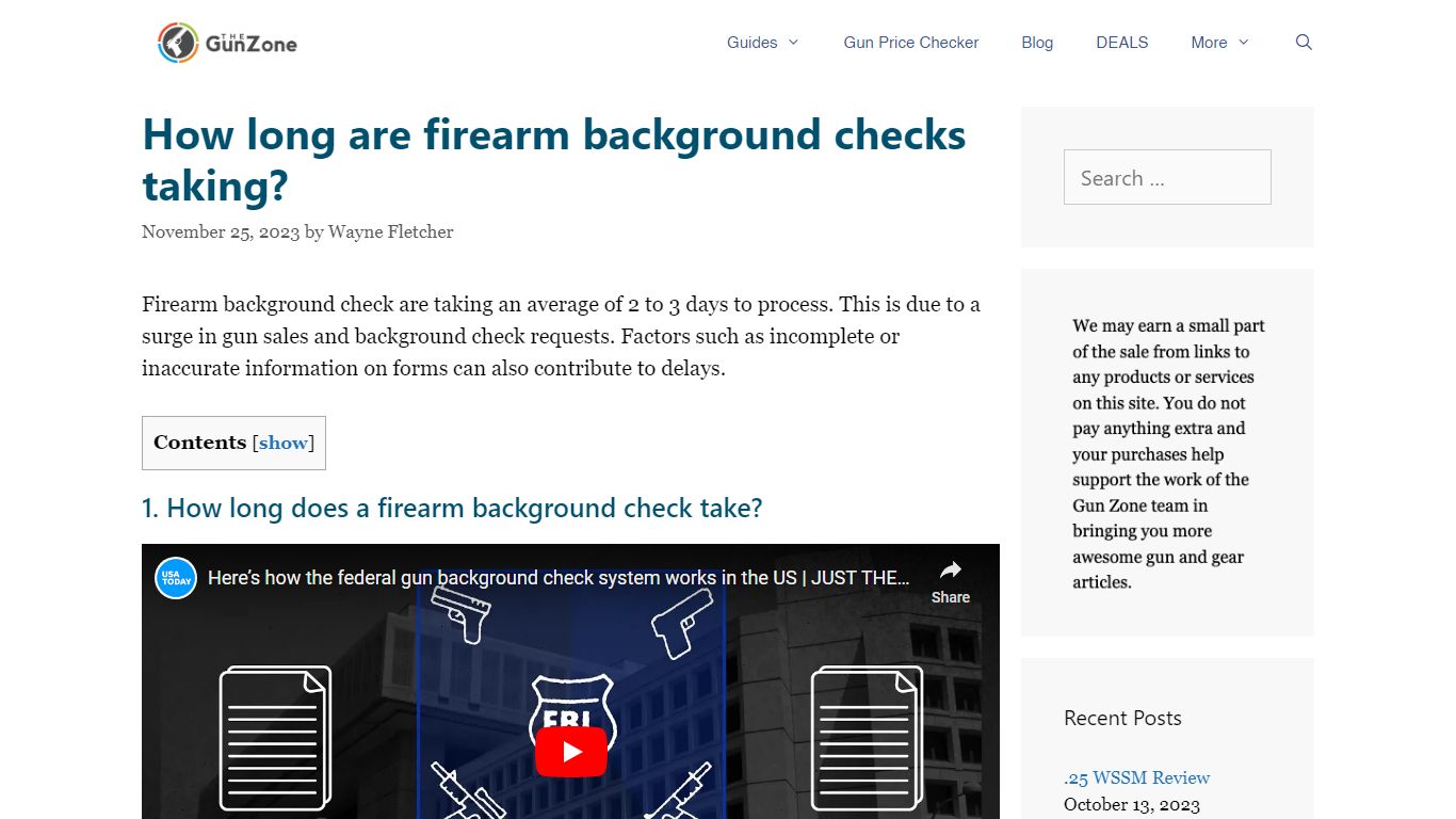 How long are firearm background checks taking? | TheGunZone
